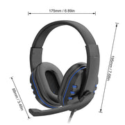 Gaming Headset 3.5mm Wired Over - Head Gamer Headphone With Microphone Volume Control Gamer Earphone Headset For Xbox PS4 PC - Lacatang Shop