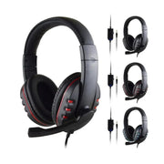 Gaming Headset 3.5mm Wired Over-Head with Microphone & Volume Control