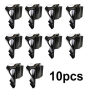 Durable Black Golf Club Bag Clips - Putter Clamp Holder Organizer