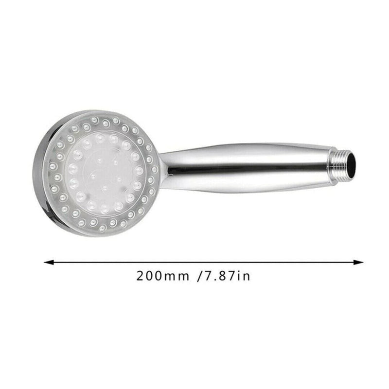 Handheld 7 Color Changing LED Light Water Bath Home Bathroom Shower Head Glow - Lacatang Shop