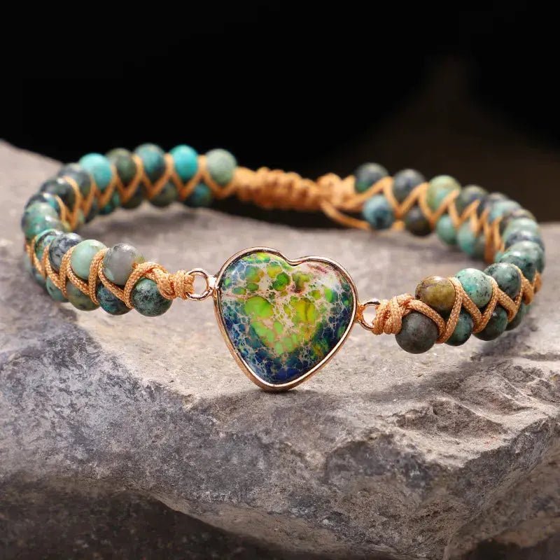 Handmade Love Stone Winding Bracelet - Lacatang Shop