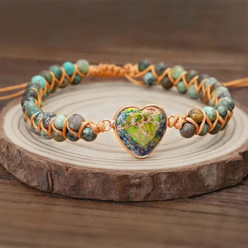 Handmade Love Stone Winding Bracelet - Lacatang Shop
