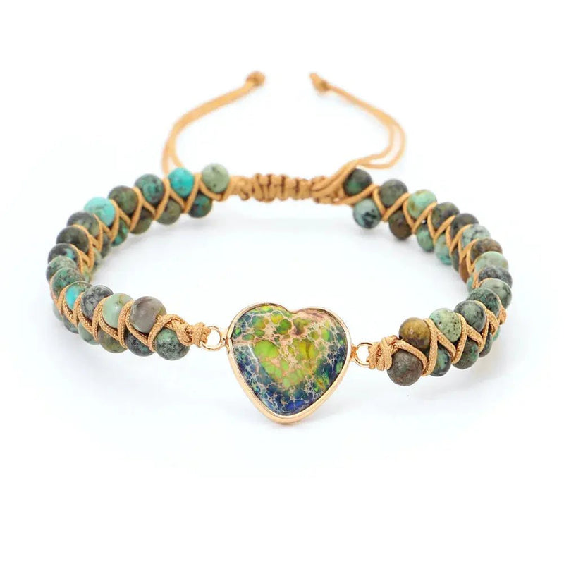 Handmade Love Stone Winding Bracelet - Lacatang Shop