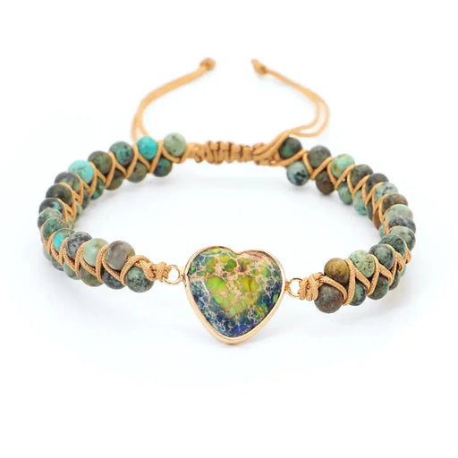 Handmade Love Stone Winding Bracelet - Lacatang Shop