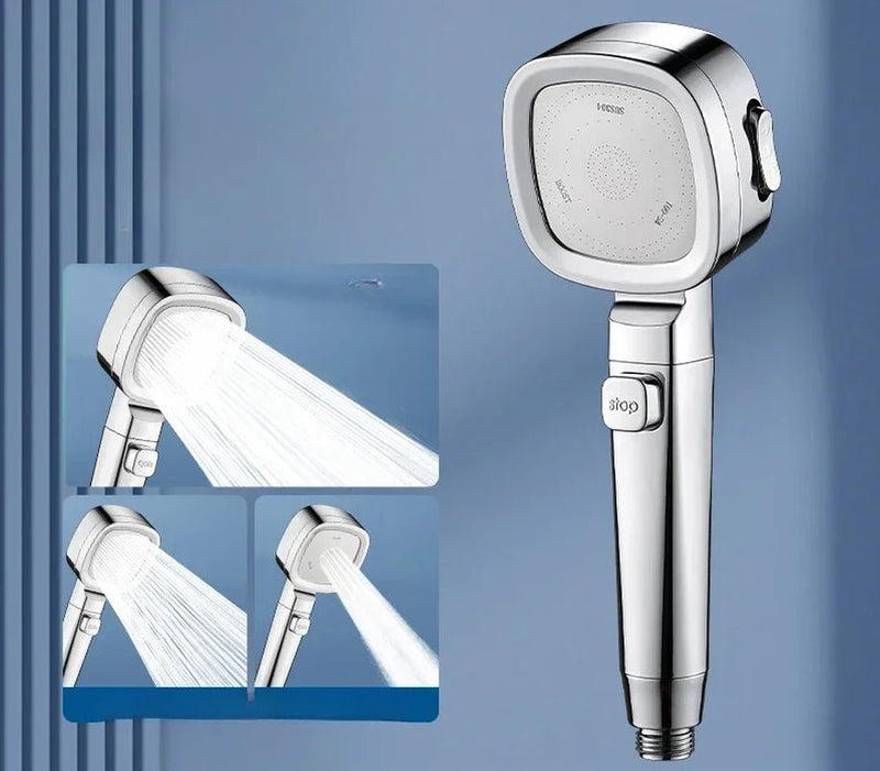 High Pressure Adjustable Shower Head with 3 Modes - Lacatang Shop