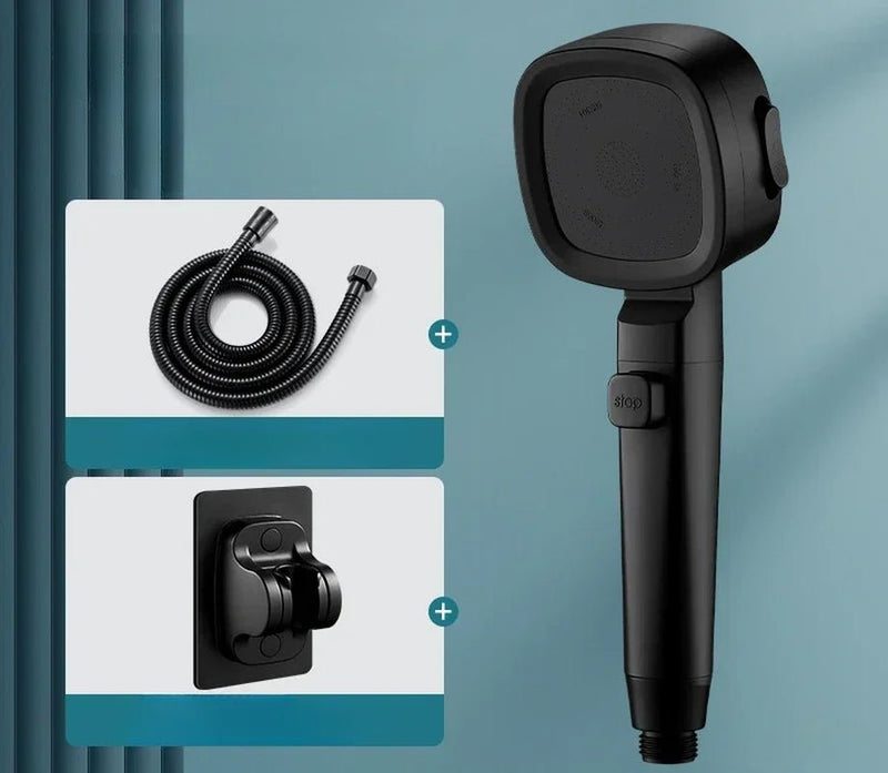 High Pressure Adjustable Shower Head with 3 Modes - Lacatang Shop