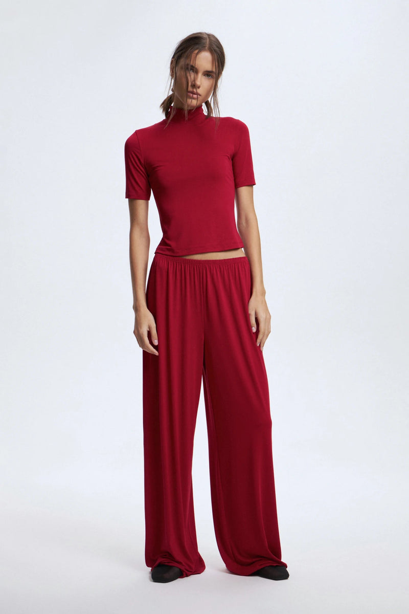 Hirsionsan Modal Soft Loose Sets Women 2025 Casual Two Pieces Long Sleeve T Shirts and High Waist Dresses Outfits Tracksuit AliExpress