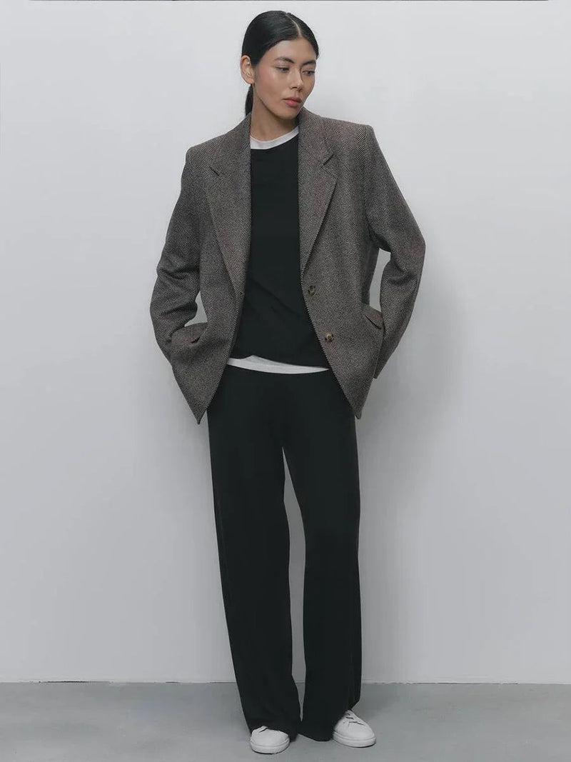 Hirsionsan Modal Soft Loose Sets Women 2025 Casual Two Pieces Long Sleeve T Shirts and High Waist Dresses Outfits Tracksuit - Lacatang Shop