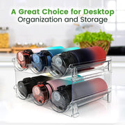 HydraSort Duo: Stackable Water Bottle Organizer - Lacatang Shop