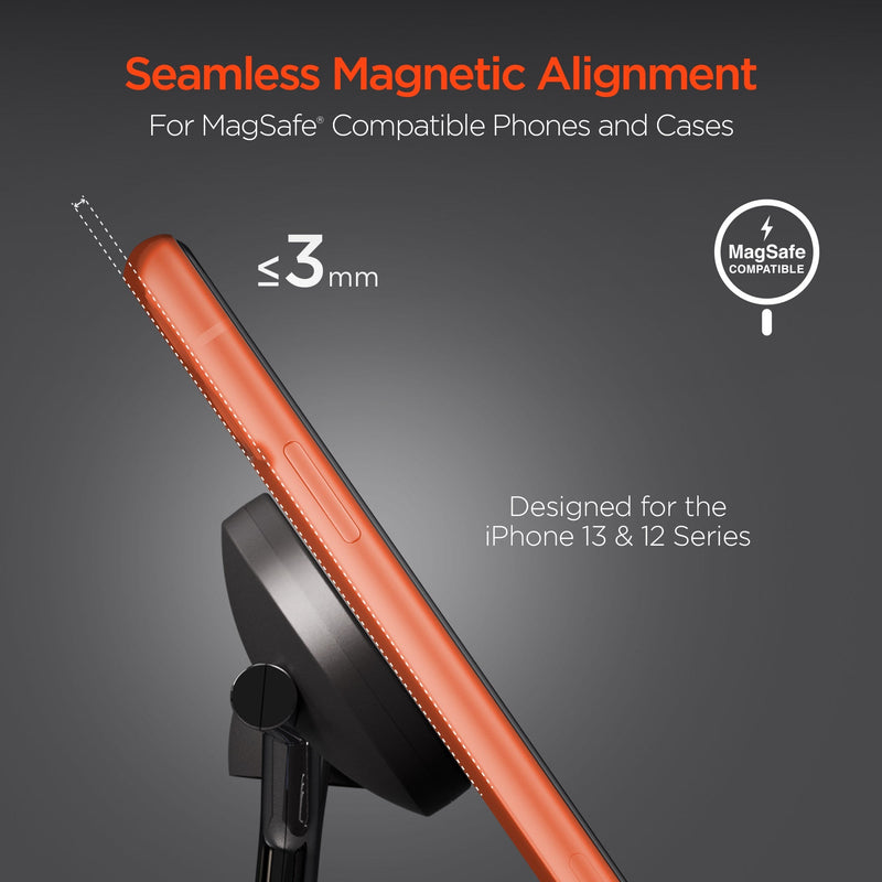 HyperGear MaxCharge 3 - in - 1 MagSafe Wireless Charging Stand - Lacatang Shop