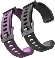 ID115Plus HR Very Fit Pro Bands Replacement Strap - Purple & Black