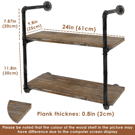 Industrial Pipe Shelving, Industrial Floating Shelves - Lacatang Shop
