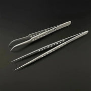Industrial Tweezers Electronics Anti - static Curved Straight Tip - Lacatang Shop