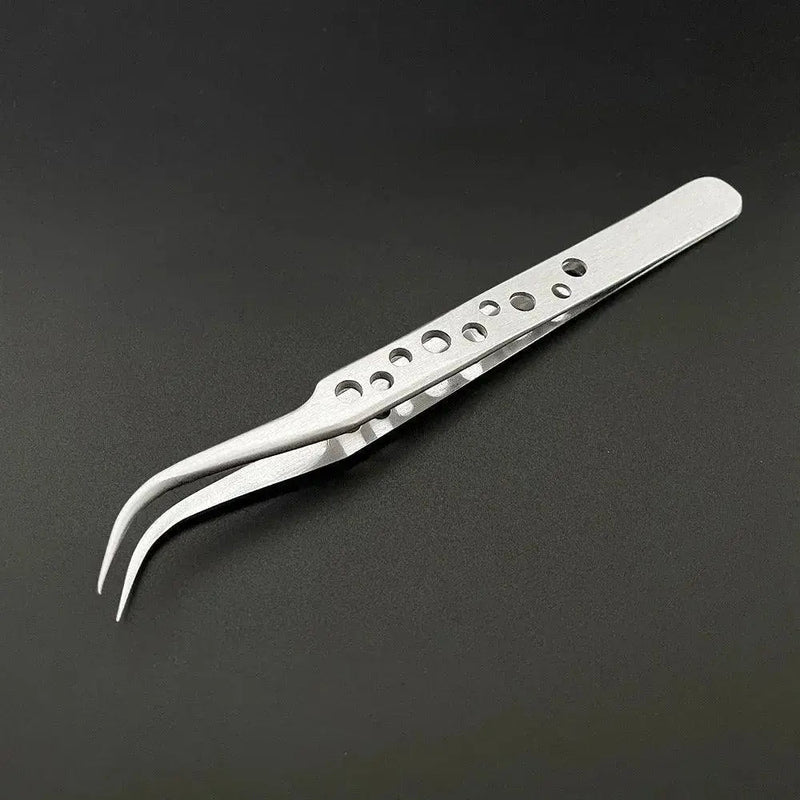 Industrial Tweezers Electronics Anti - static Curved Straight Tip - Lacatang Shop