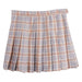 Plaid Sweet Pleated Skirts Preppy faldas A - Lacatang Shop