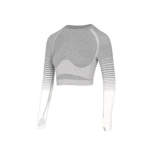 EP Sport Set Women Seamless Yoga Set Women Gym Clothes Long Sleeve - Lacatang Shop