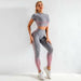 EP Sport Set Women Seamless Yoga Set Women Gym Clothes Long Sleeve - Lacatang Shop