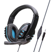 JBJW 722 Esports Headphone 3D Surround Stereo with Microphone Volume Control Headset 3.5mm PC/PS4 Earphone for Gamer Net bar - Lacatang Shop