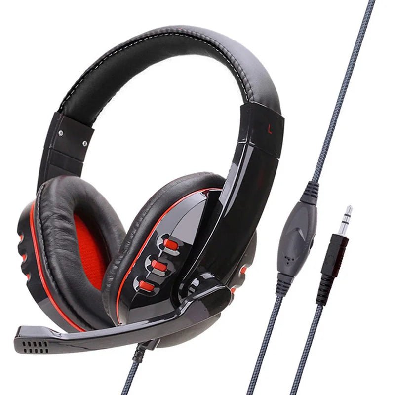 JBJW 722 Esports Headphone 3D Surround Stereo with Microphone Volume Control Headset 3.5mm PC/PS4 Earphone for Gamer Net bar - Lacatang Shop