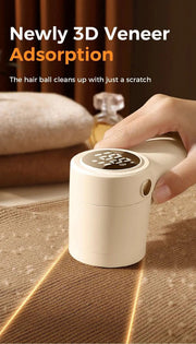 Joyroom Electric Lint Remover for Clothing Portable Hair Ball Trimmer Rechargeable Fabric Shaver 3 - Speeds with Digital Display - Lacatang Shop