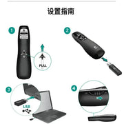 JSHFEI 5mw 2.4G R400 Laser Pointer Wireless Presenter LED Red Laser Usb Lazer Pen LAZER A large number laser pen - Lacatang Shop