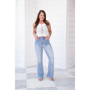 Judy Blue Bootcut Jeans - Custom Inseams - Light Wash - Lacatang Shop