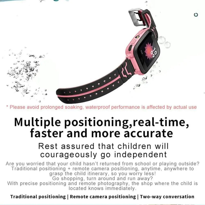 Kid Smartwatch GPS Tracker IP67 Waterproof - Lacatang Shop