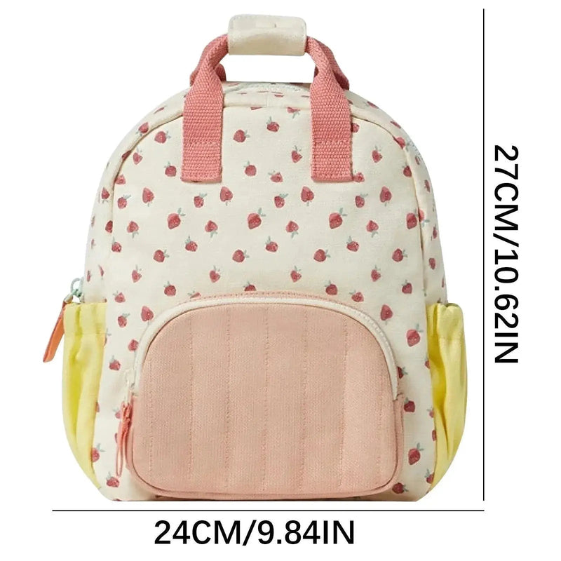 Kids Backpack Children'S Bag Baby Strawberry Print Backpack Schoolbag Backpack for School Office Supplies Kindergarten Children'S Backpack on Clearance - Lacatang Shop