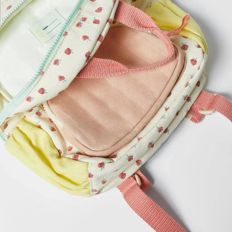 Kids Backpack Children'S Bag Baby Strawberry Print Backpack Schoolbag Backpack for School Office Supplies Kindergarten Children'S Backpack on Clearance - Lacatang Shop