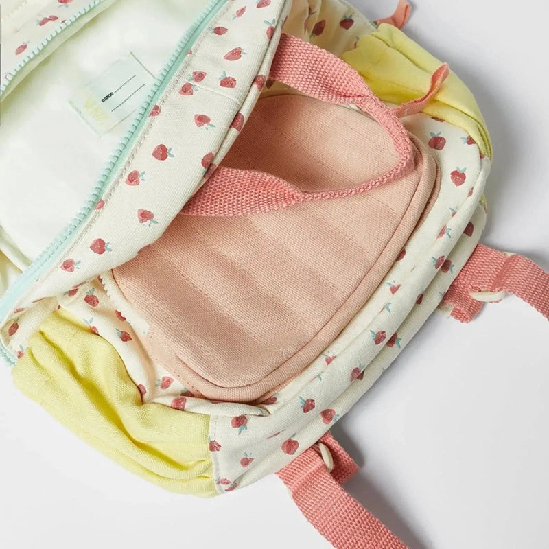 Kids Backpack Children'S Bag Baby Strawberry Print Backpack Schoolbag Backpack for School Office Supplies Kindergarten Children'S Backpack on Clearance - Lacatang Shop