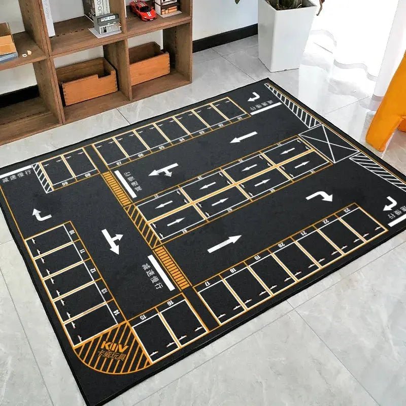 Kids Play Mat - Thick Cushioned Crawling and Reading Area Carpet for Kindergarten with Cartoon Design, Drop - Resistant for Ages 2 - 6 - Lacatang Shop