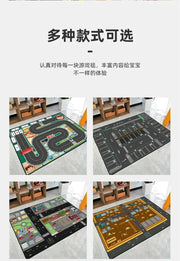 Kids' Thick Crawling Mat for Play and Reading Area - Drop - Resistant Cartoon Carpet for Kindergarten - Lacatang Shop
