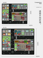 Kids' Thick Crawling Mat for Play and Reading Area - Drop - Resistant Cartoon Carpet for Kindergarten - Lacatang Shop