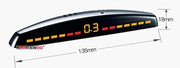 Koorinwoo LCD Parktronics Original 4/6/8 Sensors 16.5MM Car Automobile Reversing Radars Detector Parking Assistance Radar Alert - Lacatang Shop
