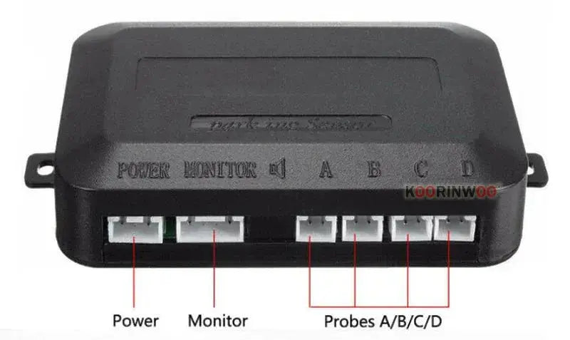 Koorinwoo LCD Parktronics Original 4/6/8 Sensors 16.5MM Car Automobile Reversing Radars Detector Parking Assistance Radar Alert - Lacatang Shop