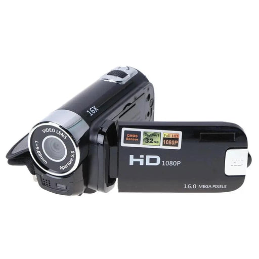 Digital Video Camera Full HD 1080P 16X Zoom Camcorder DV Camera(Black) - Lacatang Shop