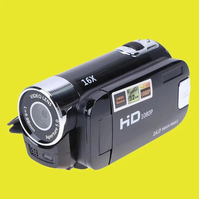 Digital Video Camera Full HD 1080P 16X Zoom Camcorder DV Camera(Black) - Lacatang Shop