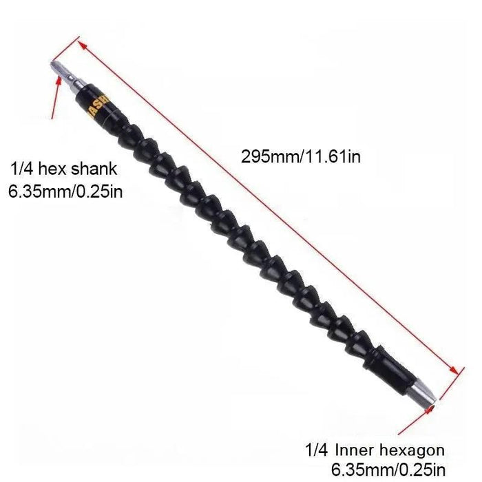 Drill Flexible Drill Bit Shaft Extension Hex Screwdriver Drill Bit Holder Link Holder Connect Link for Electric Drill 1Pcs - Lacatang Shop