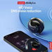 An ad image for Lenovo Thinkplus X15 Pro Earphone, featuring the product alongside a smartphone during a call. The text emphasizes "HD Voice," "DNS Noise Reduction," and "HiFi Sound Effect." The Lenovo logo is clearly displayed, and the black earbuds highlight their advanced Bluetooth 5.4 connectivity. Presented by Lacatang Electronics, these wireless, waterproof sport headsets with a microphone offer superior noise reduction performance.