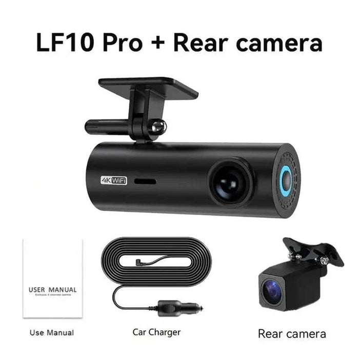 LF10 Front 4K Dashcam Loop Recording and Auto Overwriting Car Video Recorders Time Overprint Video Playback Dash Cams - Lacatang Shop