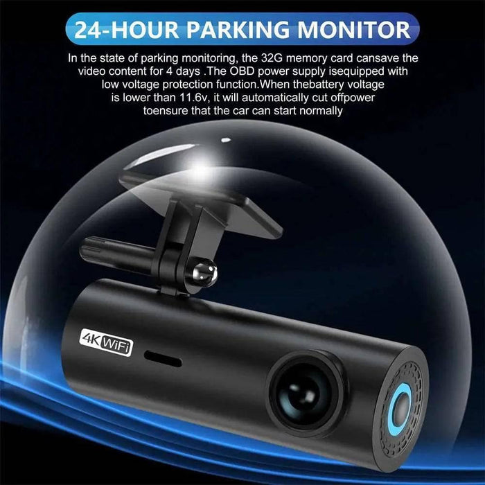 LF10 Front 4K Dashcam Loop Recording and Auto Overwriting Car Video Recorders Time Overprint Video Playback Dash Cams - Lacatang Shop