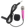 Universal 3.5Mm Portable Stereo Studio Mic KTV Karaoke Mini Microphone for Smart Phone Laptops PC Desktop Handheld Audio Mikrof - Lacatang Shop