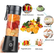 Portable Blender Cup,Electric USB Juicer Blender,Mini Blender Portable Blender for Shakes and Smoothies, Juice,380Ml, Six Blades Great for Mixing, 380ml Portable USB Blender Cup for Smoothies & Shakes - Mini Mixer  AliExpress Lacatang Shop 