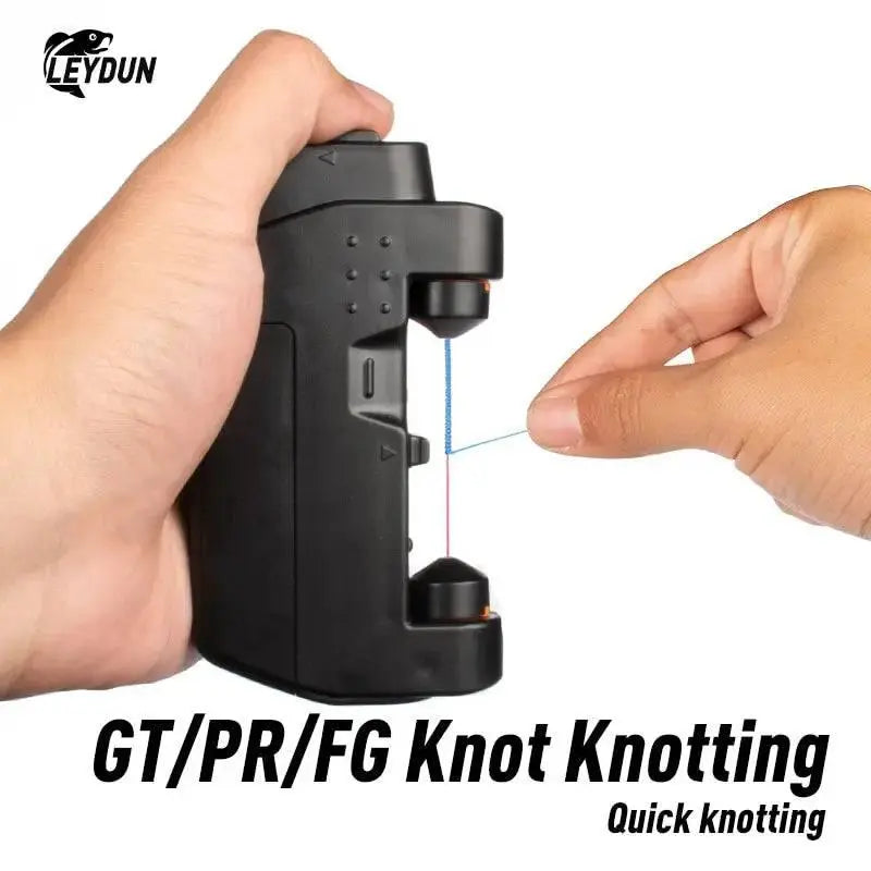 Professional title: "Electric Knot Tying Tool for Fishing - Japanese Knotting Machine with Bobbin Winder and Wire Lines" Electric Knot Tying Tool for Fishing - Japanese Machine & Bobbin Winder  AliExpress Lacatang Shop 