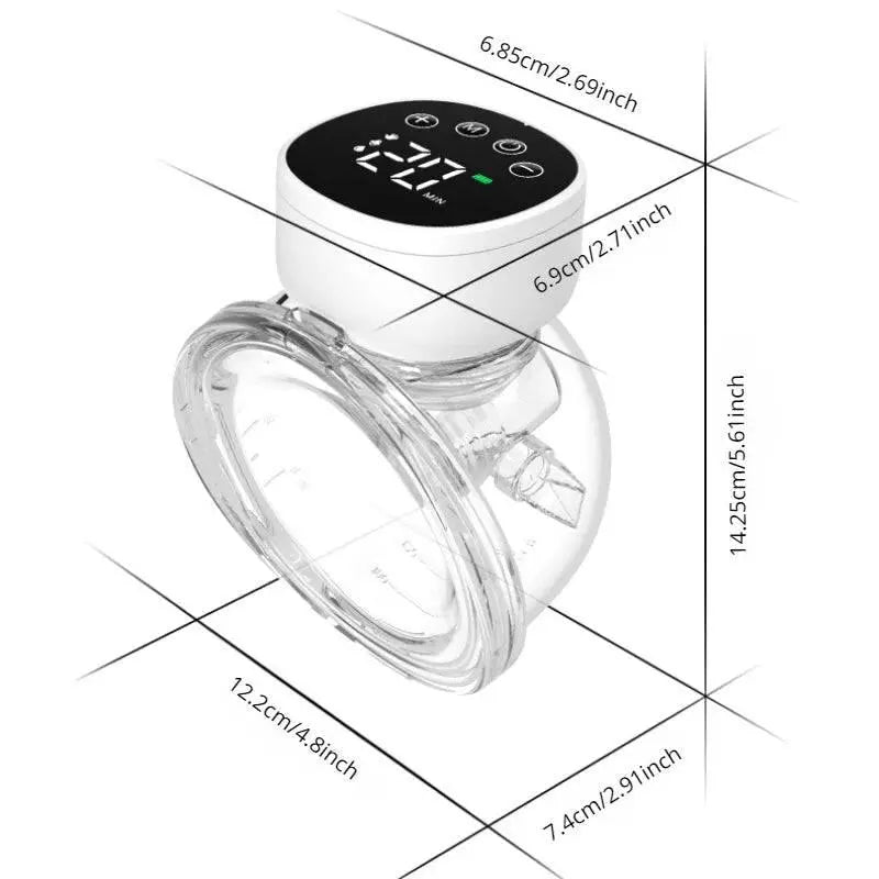 Professional Title: "Fully Automatic Wearable Breast Pump for Mother and Baby - Milk Extraction and Collection System" 

Get Pumped with Our Fully Automatic Wearable Breast Pump - Perfect for Busy Moms and Babies!  AliExpress Lacatang Shop 