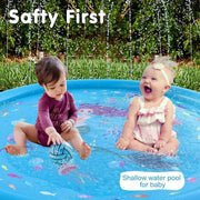 Kids Splash Pad Sprinkler for Outdoor Play - 3-in-1 Baby Pool and Water Toy Gift for Toddlers, Boys, and Girls (60" Splash Play Mat) Kids Splash Pad Sprinkler - 3-in-1 Outdoor Fun for Toddlers, Gift  AliExpress Lacatang Shop 