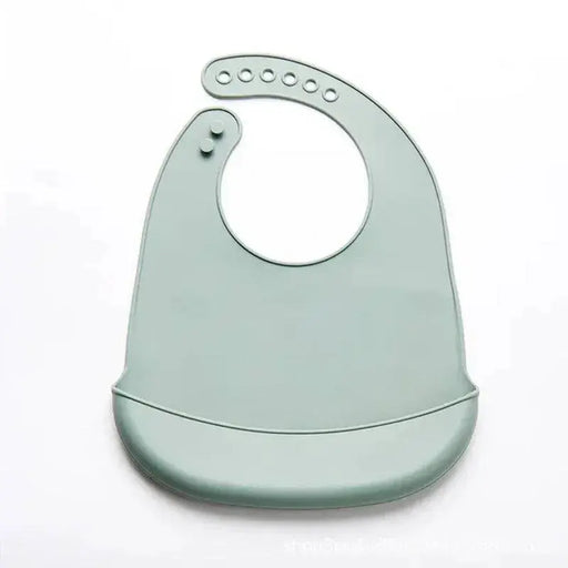 Adjustable Waterproof Baby Bibs Made of Soft Silicone, BPA-Free - Perfect for Newborns and Children