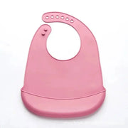 Adjustable Waterproof Baby Bibs made of Soft Silicone, BPA Free - Ideal for Newborns and Children Soft Silicone Baby Bibs - Adjustable, Waterproof & BPA Free.  Aliexpress Lacatang Shop 