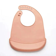 Adjustable Waterproof Baby Bibs made of Soft Silicone, BPA Free - Ideal for Newborns and Children Soft Silicone Baby Bibs - Adjustable, Waterproof & BPA Free.  Aliexpress Lacatang Shop 