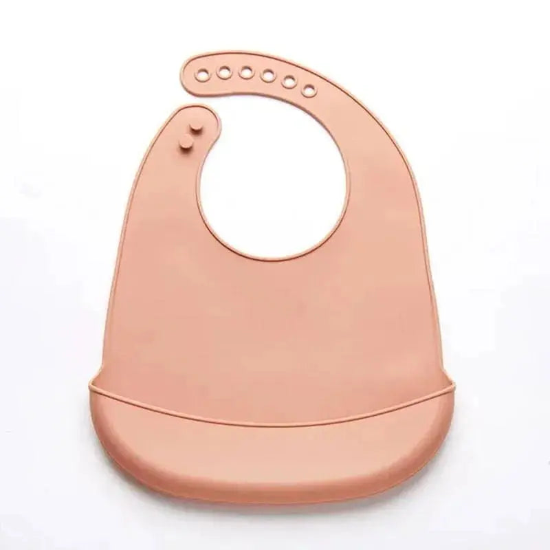 Adjustable Waterproof Baby Bibs made of Soft Silicone, BPA Free - Ideal for Newborns and Children Soft Silicone Baby Bibs - Adjustable, Waterproof & BPA Free.  Aliexpress Lacatang Shop 